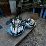 A display of bottles - Haritatos vineyard