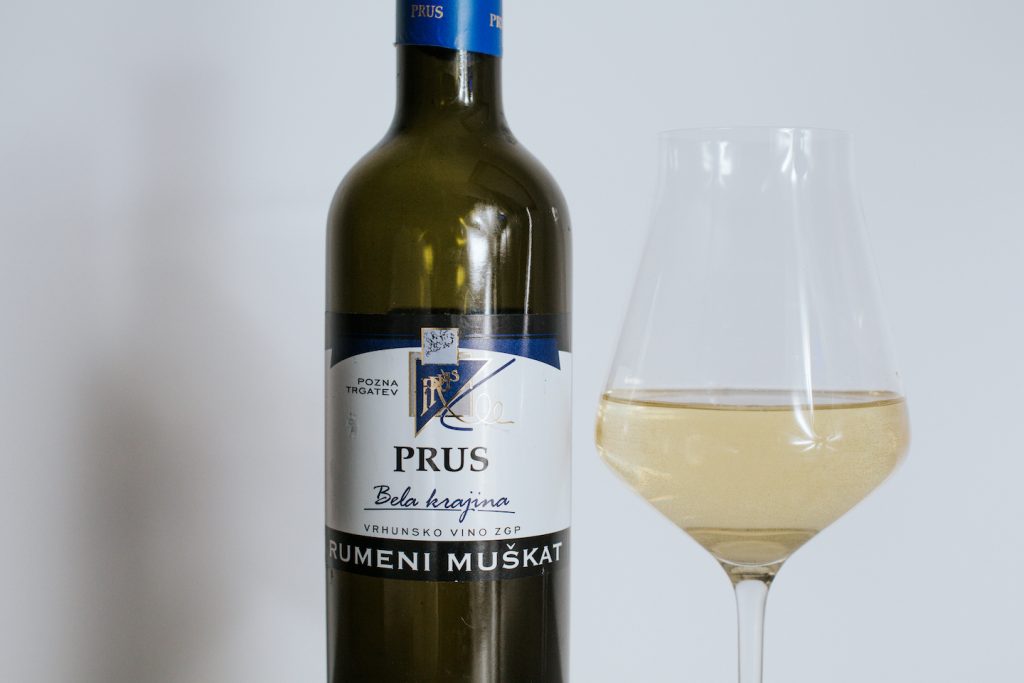 Prus - Rumeni muškat, late harvest 2015
