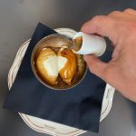 Tonka bean ice cream affogato