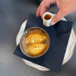 Tonka bean ice cream affogato