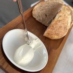 Sourdough bread and smoked butter