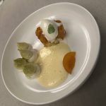 Apricot, cottage cheese, rosemary